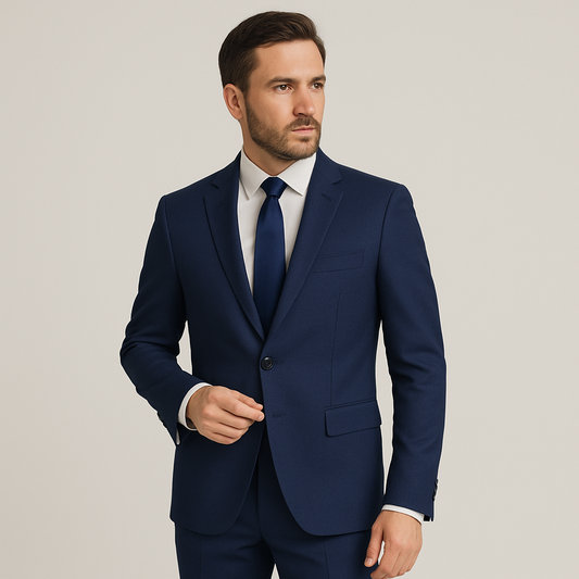Ensemble Costard Homme en Coton – Bleu marine