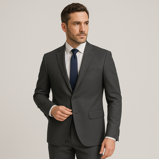 Ensemble Costard Homme en Coton – Gris foncé