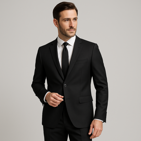 Ensemble Costard Homme en Coton – Noir