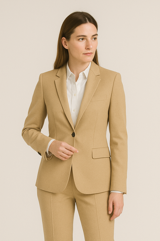 Costume Femme en Coton – Beige